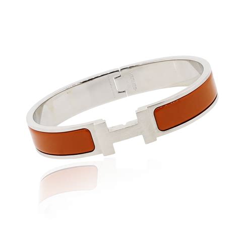 orange hermes bangle